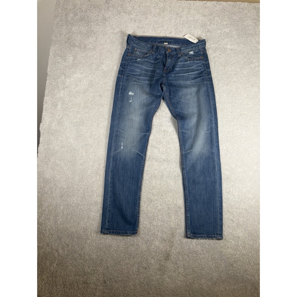 Banana Republic Premium Boyfriend Jeans Dark Wash Classic 27